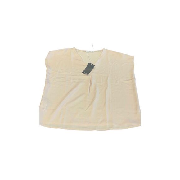 MNG Mango classic Satin Pink top - Picture 2 of 8